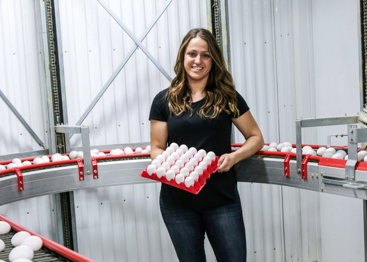 Egg farmer Kate Van Deynze-Fleming.