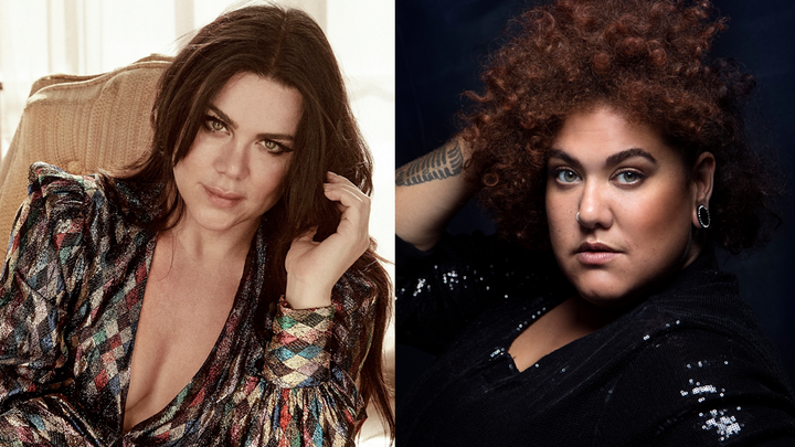 Vanessa Amorosi (L) and Casey Donovan (R) will compete in Eurovision - Australia Decides in February 2020.