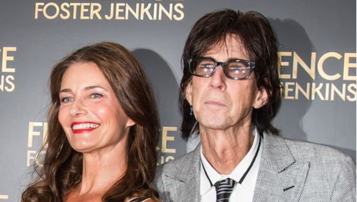 Paulina Porizkova and Ric Ocasek, pictured in 2016.