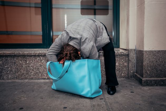 Yoga comes in handy for these bags, it turns out. 