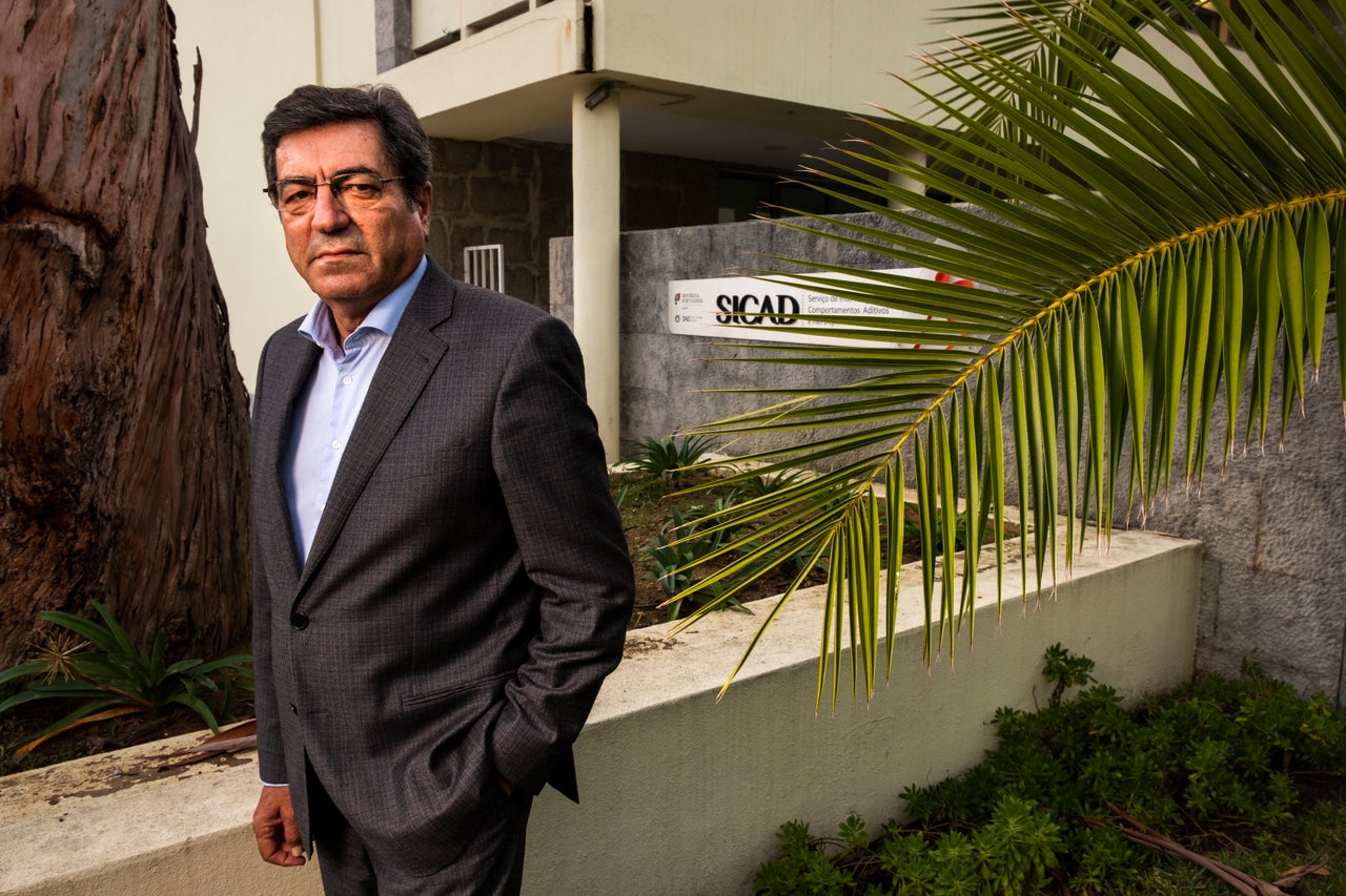 João Goulão, director of SICAD ( Serviço de Intervenção nos Comportamentos Aditivos e nas Dependências), in Pulido Valente Hospital in Lisbon, Portugal. He helped to change policies criminalising the use of drugs, replacing heroin addiction with methadone . 