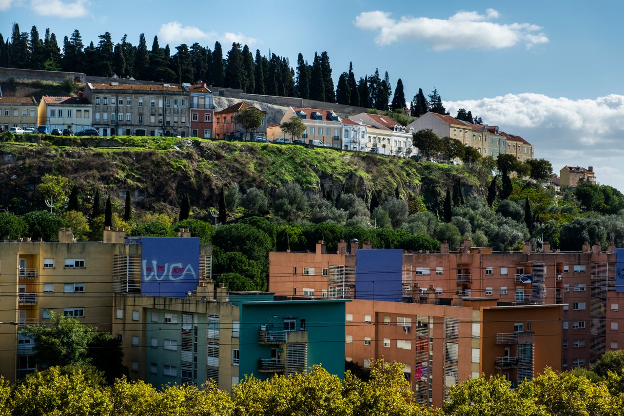 Casal Ventoso district, known to be the worst drug-trafficking part of Lisbon in the nineties is seen on Nov. 7, 2019. 