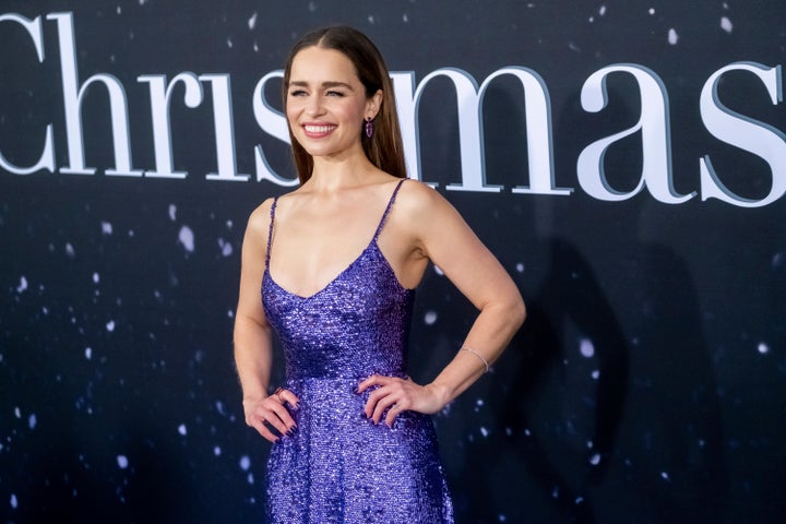 Emilia Clarke at the Last Christmas premiere