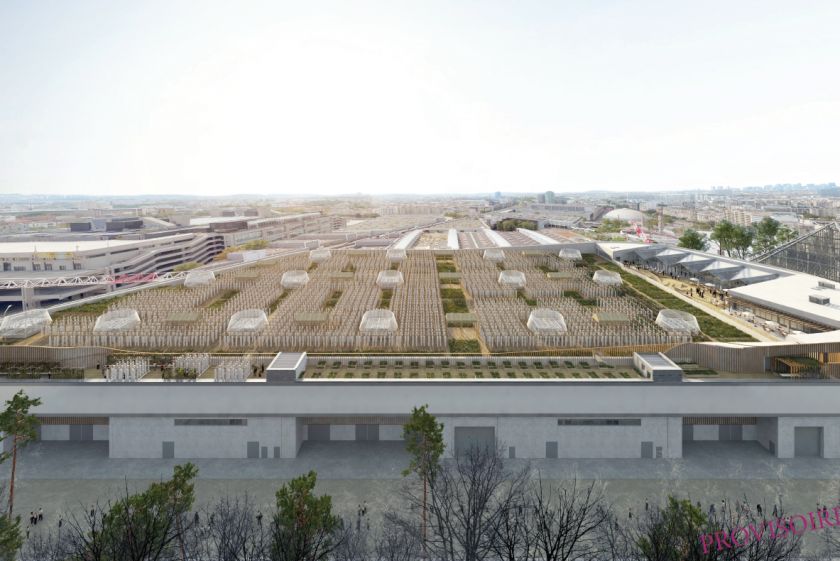 A new 150,000-square-foot urban farm in Paris has been billed as the largest rooftop farm in the world and is set to open in 2022.
