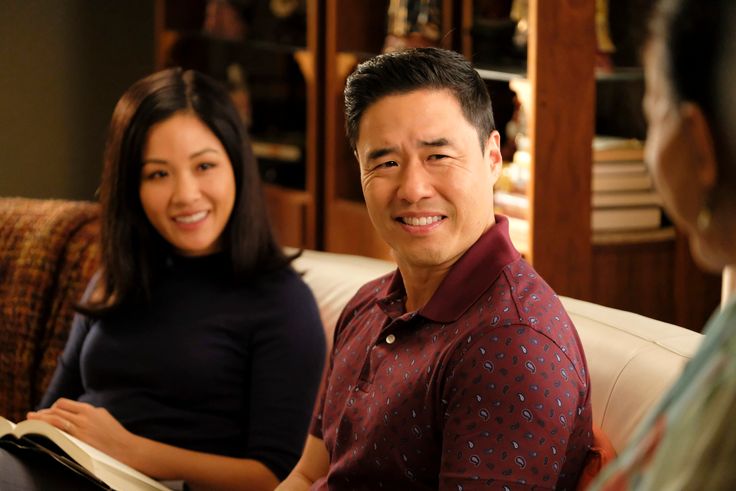 Constance Wu and Randall Park in "Fresh Off the Boat." 