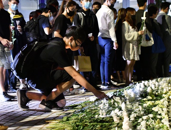 死亡した周さんの追悼集会