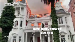 Une université incendiée à Santiago en marge d’une manifestation