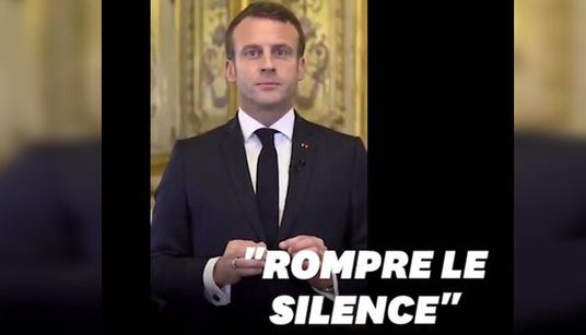 “Vous devenez complices”: le message percutant de Macron aux élèves témoins silencieux de