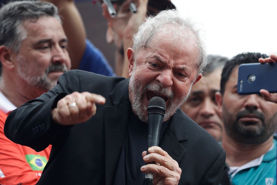 Lula, em seu 2º discurso em liberdade, em São Bernardo do Campo