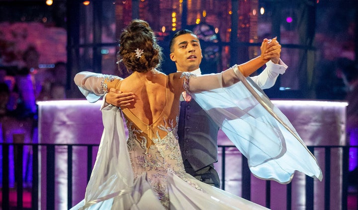 The pair had performed a Viennese Waltz