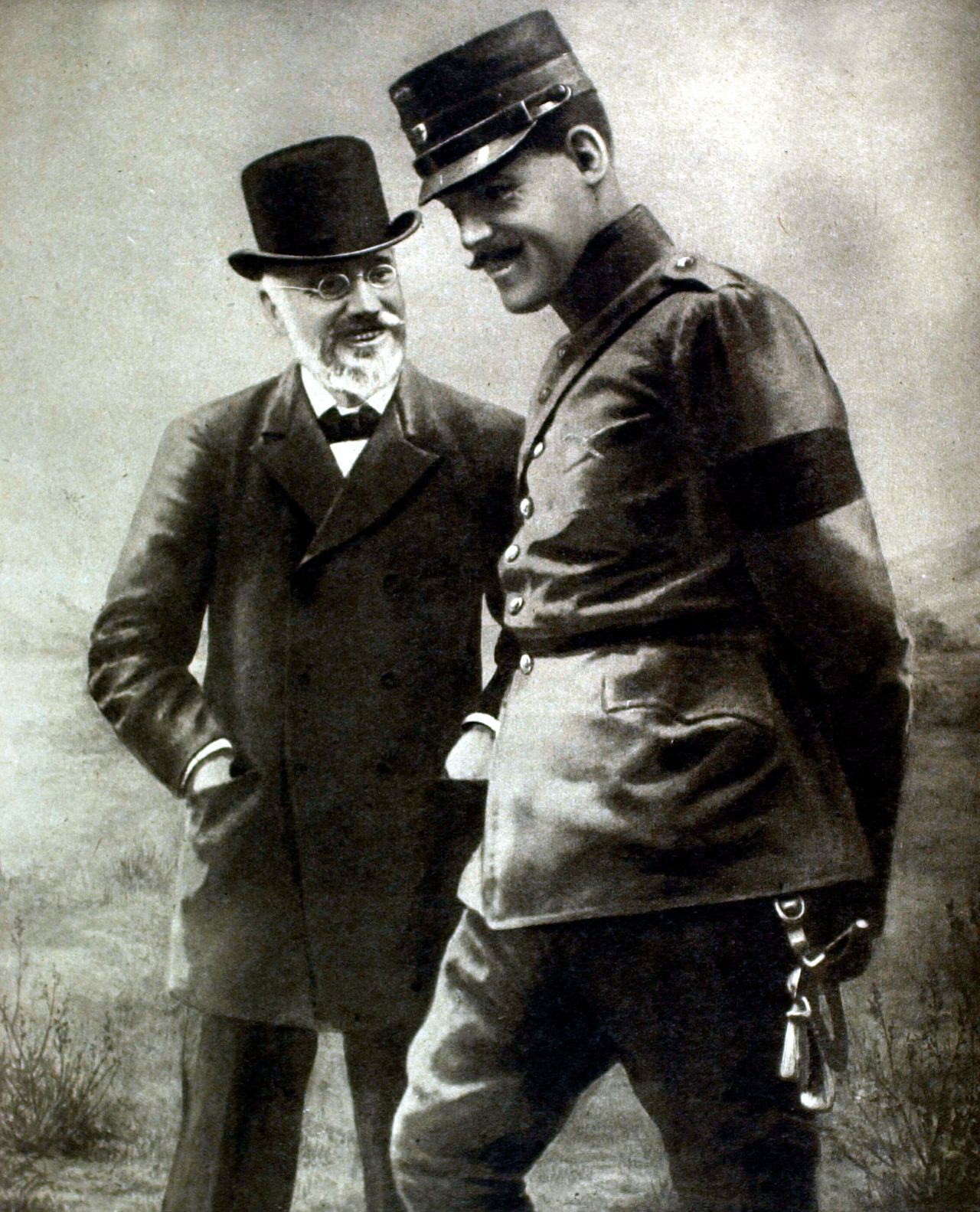 1912 Ο Ελευθέριος Βενιζέλος μαζί με τον βασιλιά Κωνσταντίνο