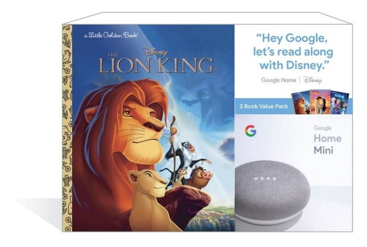 Google Home Mini + 3 Disney Little Golden Book