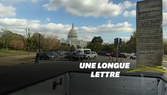 Des Berlinois envoient à Trump un morceau du Mur pour lui rappeler de ne pas répéter