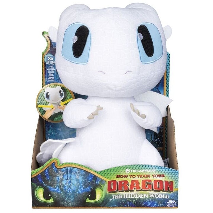 The shy dragon Lightfury made her debut in "How To Train Your Dragon: The Hidden World."