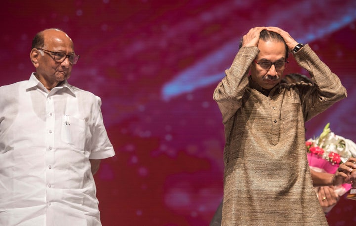 File image of Sharad Pawar and Uddhav Thackeray.