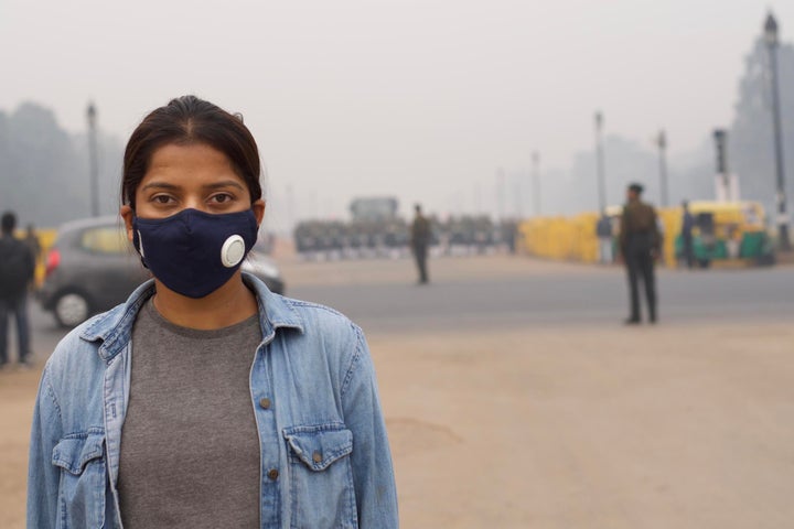 Abhilasha Purwar, founder of Blue Sky Analytics, at India Gate.