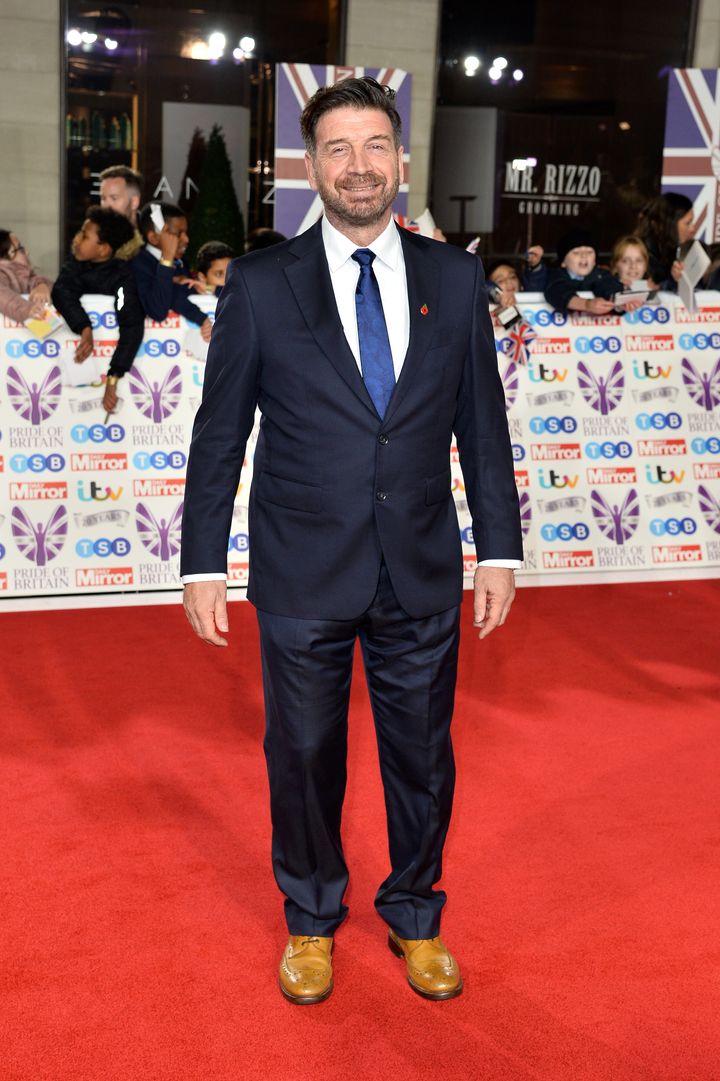 Nick Knowles at the Pride Of Britain Awards last month