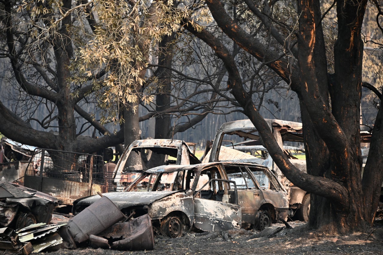 More than 150 homes have been destroyed by the flames.