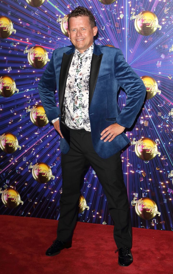 Mike at this year's Strictly red carpet launch