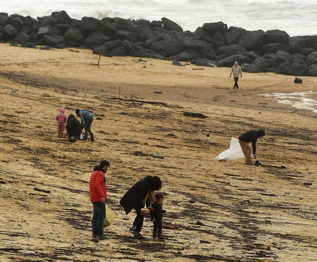 Η παραλία Καμπρετόν, στη νοτιοδυτική Γαλλία, στην οποία βρέθηκαν πακέτα με κοκαΐνη.