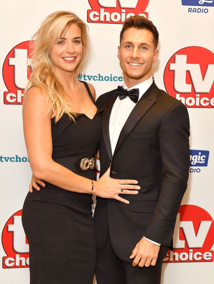 Gemma and Gorka at the TV Choice Awards last year