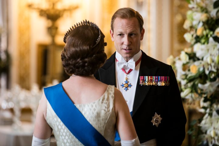 Tobias Menzies as Prince Philip in The Crown