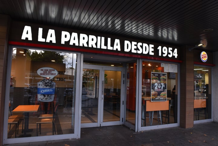 Un restaurante de Burger King en Madrid. 
