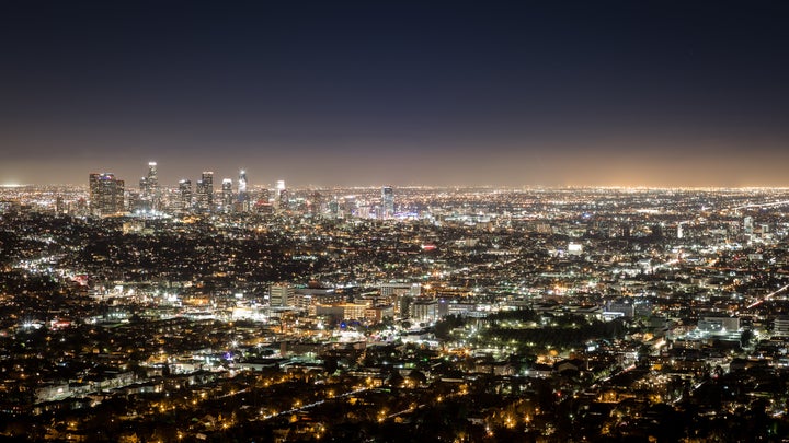 Los Angeles at night.