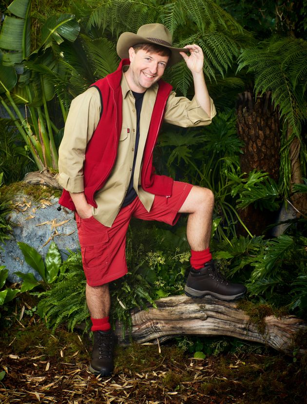 Andrew in full jungle attire