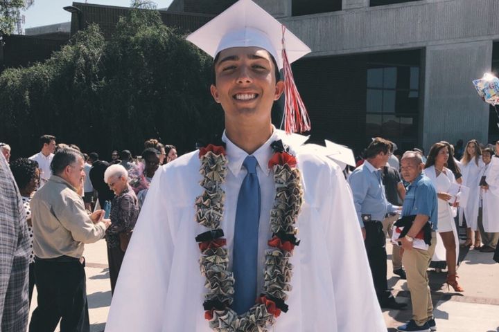 Dylan Hernandez, 19, died after allegedly attending a fraternity event late last week, the university has said. 
