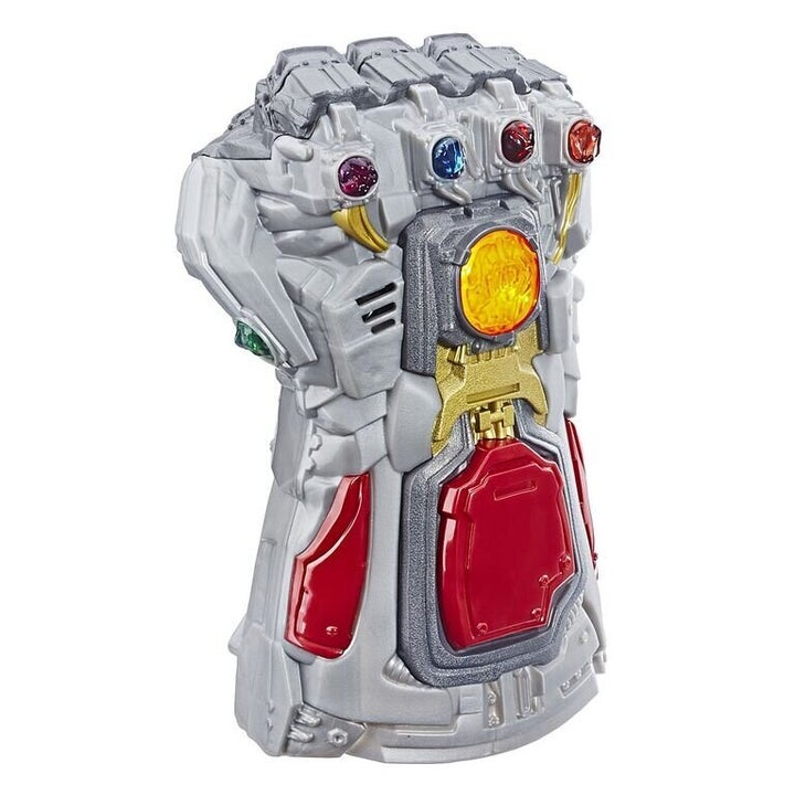 This gauntlet is a decent replica of the one featured in the "Avengers" franchise. Hopefully it doesn't come with the reality-warping powers the original does.