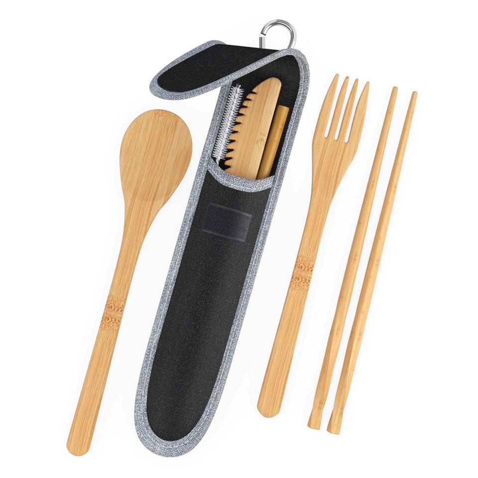 ChicoBag & To-Go Ware Kids Utensil Set, Sustainable Bamboo