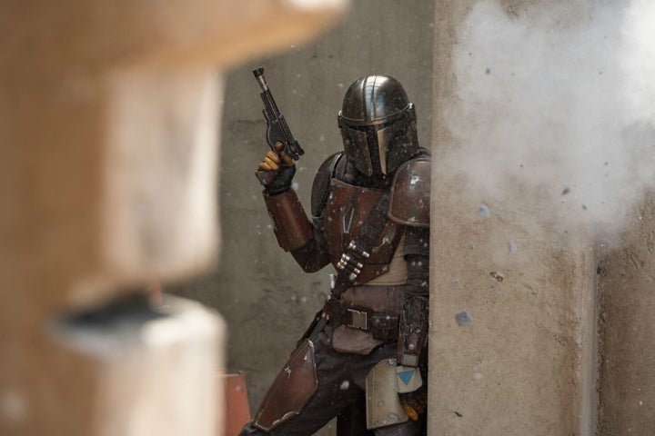 "The Mandalorian" on Disney+.