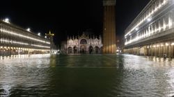 Venise sous les eaux après une “acqua alta”