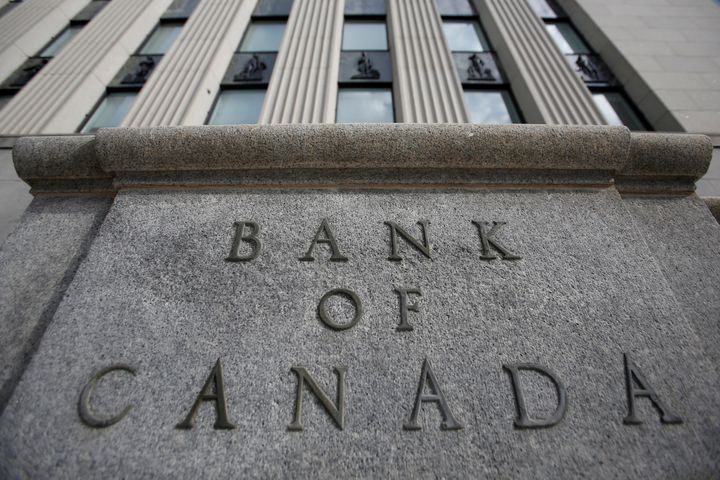 A Bank of Canada sign is pictured outside of a building in Ottawa on May 23, 2017. 