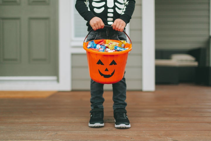 The family left a bag for donations on their front porch, and someone emptied it out.