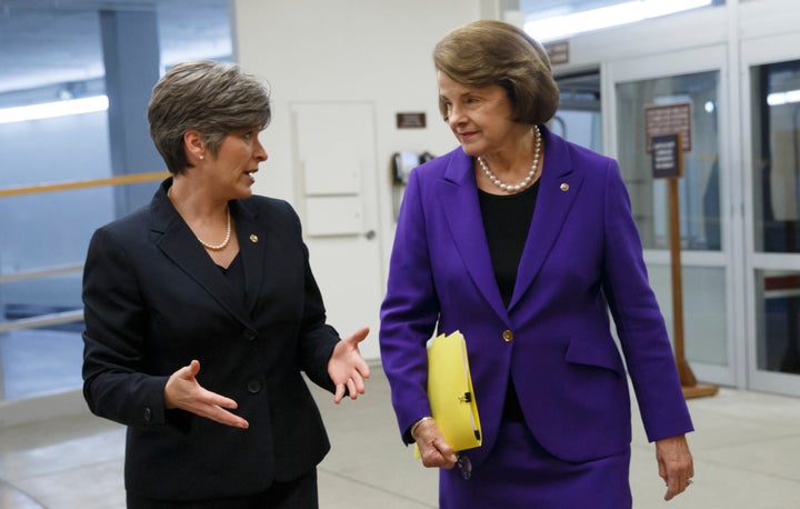 Sens. Joni Ernst (R-Iowa) and Dianne Feinstein (D-Calif.) were trying to find a bipartisan way forward on reauthorizing the V