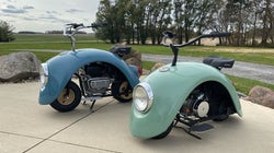 フォルクスワーゲン・ビートルが、可愛いバイクに大変身（画像集・動画）