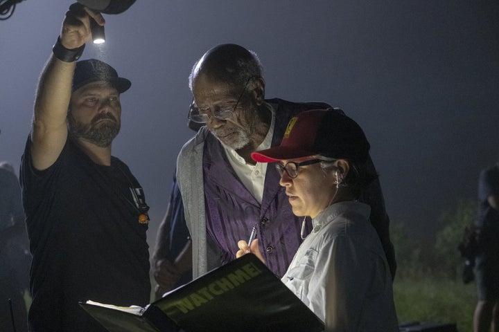 Nicole Kassell and Louis Gossett Jr.