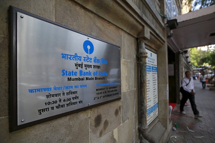 A file photo of a State Bank of India branch in Mumbai.