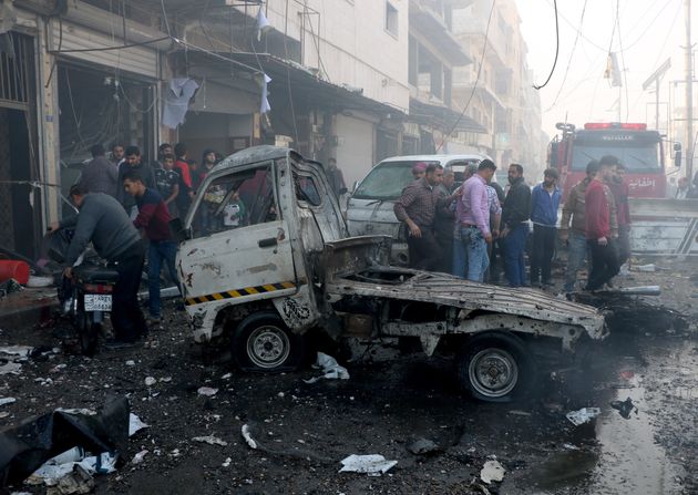 Βομβιστική επίθεση στην πόλη Αλ Μπαμπ.