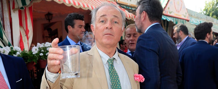 José Manuel Soto en la Feria de Abril.