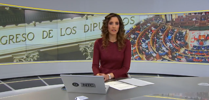 Imagen de un informativo de À Punt.