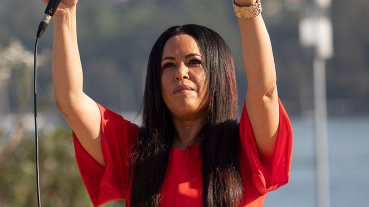 Singer Christine Anu pictured here in January 2019 