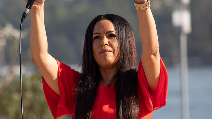 Singer Christine Anu pictured here in January 2019