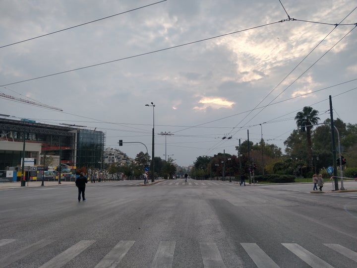 Βασιλίσσης Σοφίας και Κωνσταντίνου - Αυστηρά μέτρα στους δρόμους της Αθήνας για την επέτειο του Πολυτεχνείου.