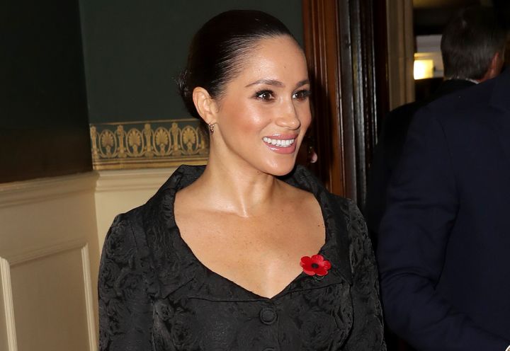 Meghan Markle at the Royal British Legion Festival of Remembrance in London on Nov. 9.