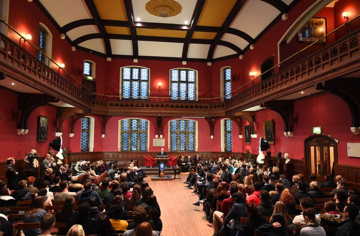 The Oxford Union, describes itself as the “world’s most prestigious speaker and debating society”.