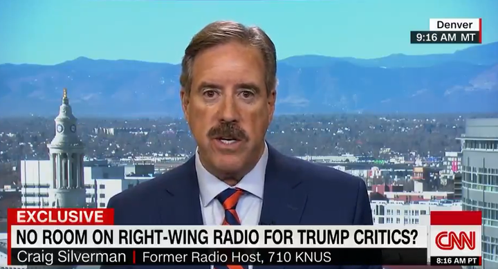 Craig Silverman says he was abruptly fired from his weekly radio show after criticizing Trump and his conservative colleagues