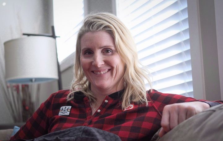 Four time Olympic gold medalist Hayley Wickenheiser poses for a portrait in Calgary on Jan. 11, 2017.